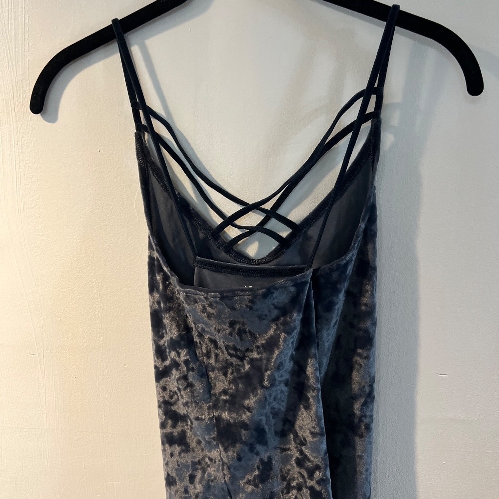 American Eagle Velvet cross tank top